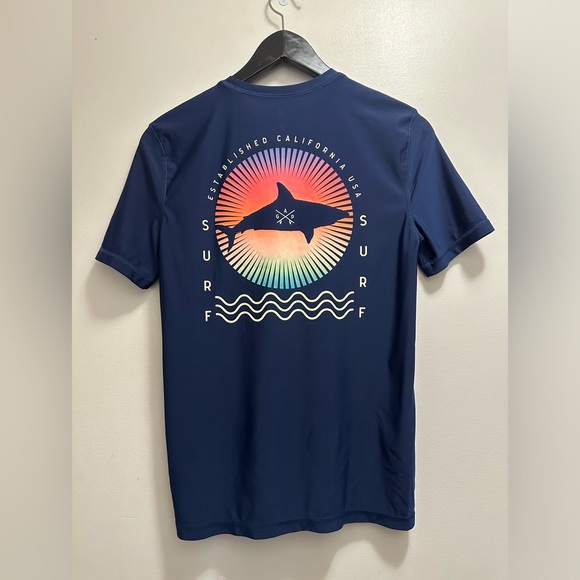 GAP Kids Recycled Shark Swim Rash Guard - Picture 1 of 10